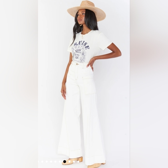 NWOT Show Me Your Mumu Santa Cruz Wide Leg - Picture 5 of 6